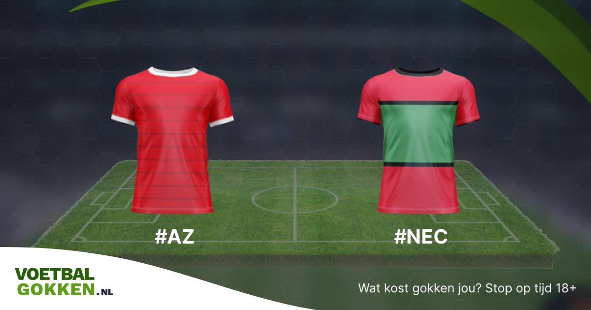 Bookmakers pakken uit met hoge odds bij suptopper AZ Alkmaar - NEC Nijmegen
