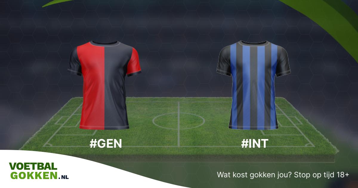Inter Uniseks voetbalpet met ribbon nieuw logo