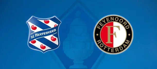 Klinkende odds bij kwartfinale TOTO KNVB beker SC Heerenveen vs. Feyenoord