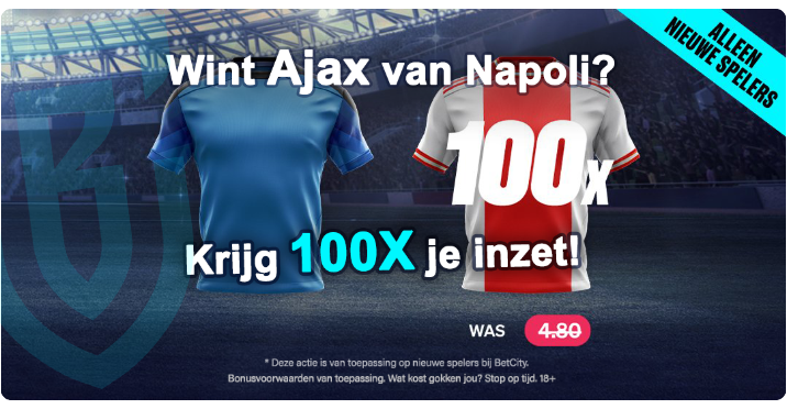 100X als Ajax wint!
