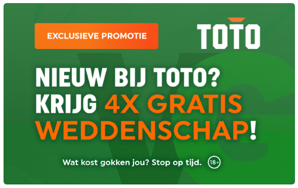 Toto x VoetbalGokken Exclusieve promotie