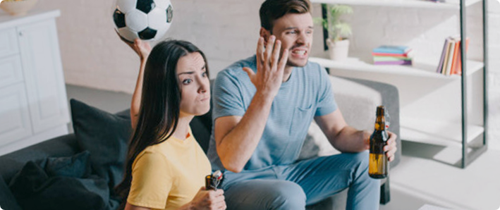 Verliezen met voetbalwedden