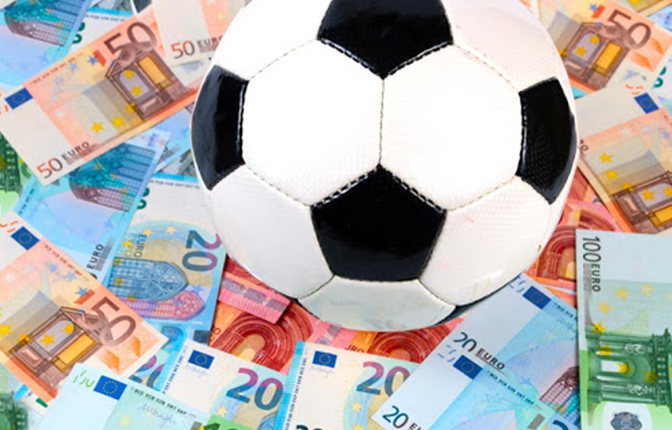 Voetbalgokken met geld