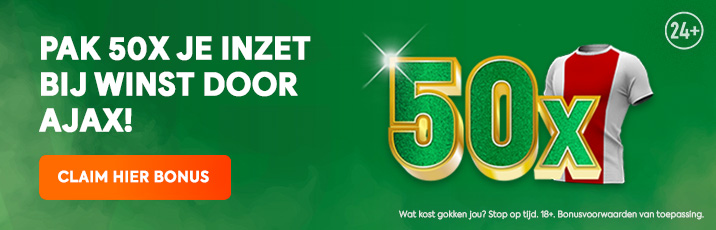 Toto Boost - 50X je inleg bij winst Ajax!