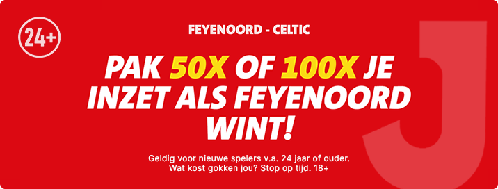 Exclusieve promotie bij Jacks.nl voor Feyenoord - Celtic